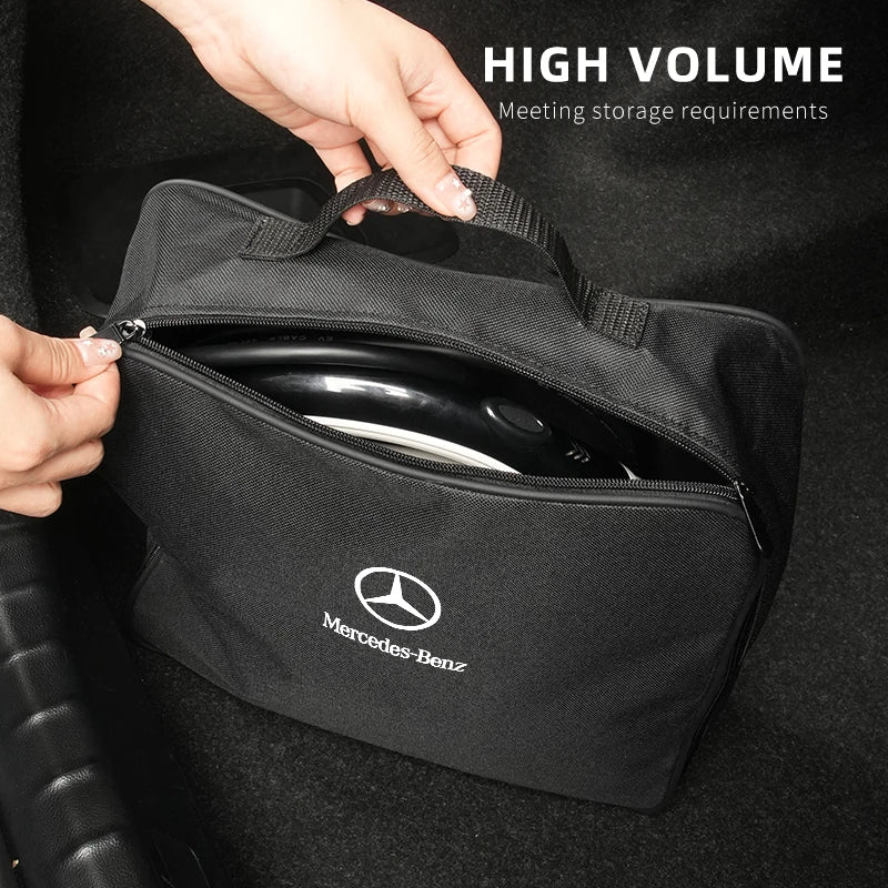 Mercedes Benz Car EV Charging Cable Organizer Bag