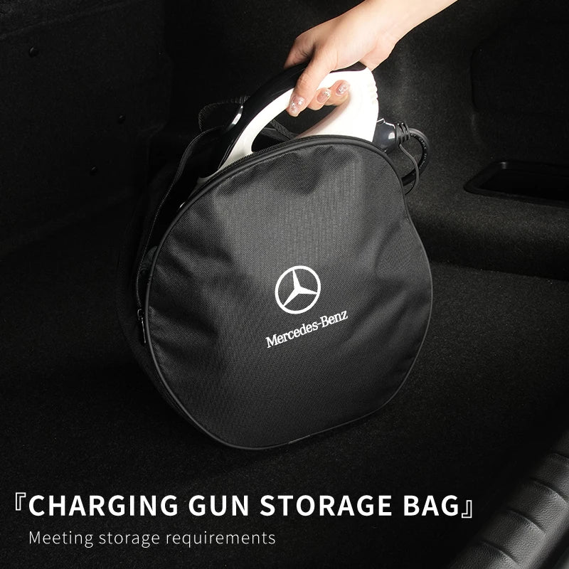 Mercedes Benz Car EV Charging Cable Organizer Bag