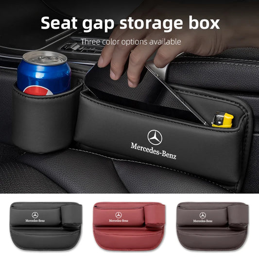 Mercedes-Benz Car Seat Gap Organizer Multifunction Storage Box Cup Holder