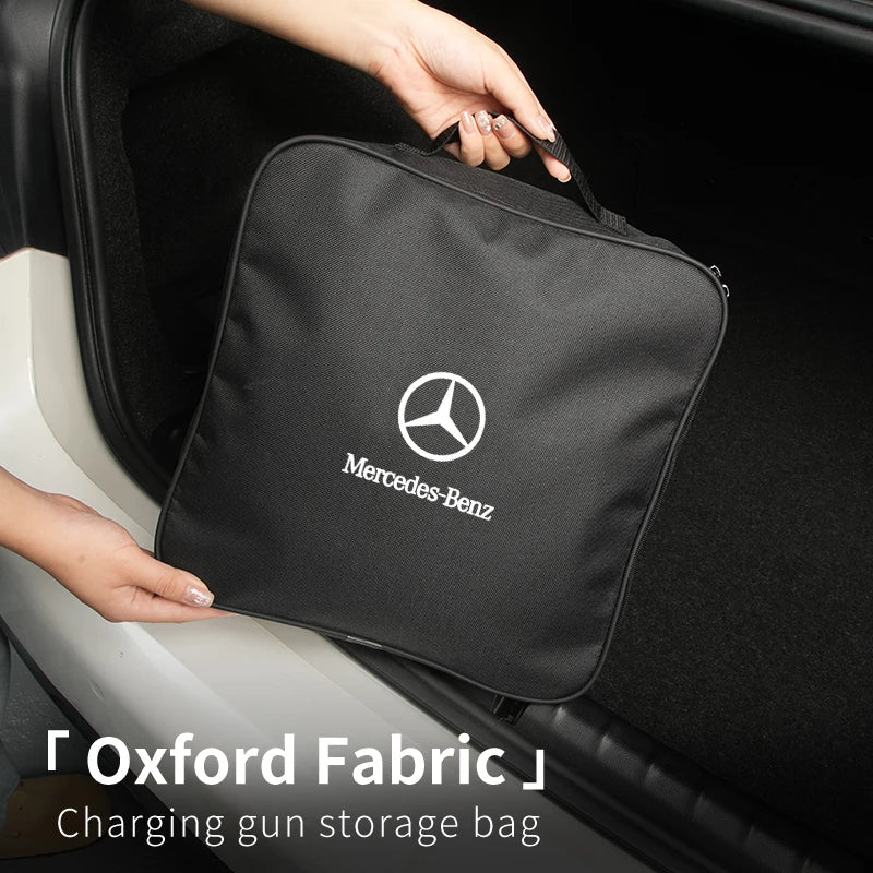 Mercedes Benz Car EV Charging Cable Organizer Bag