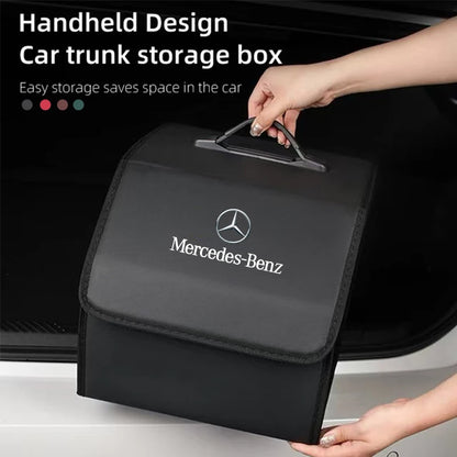 Mercedes - Benz Leather Car Trunk Storage Box Tool Case