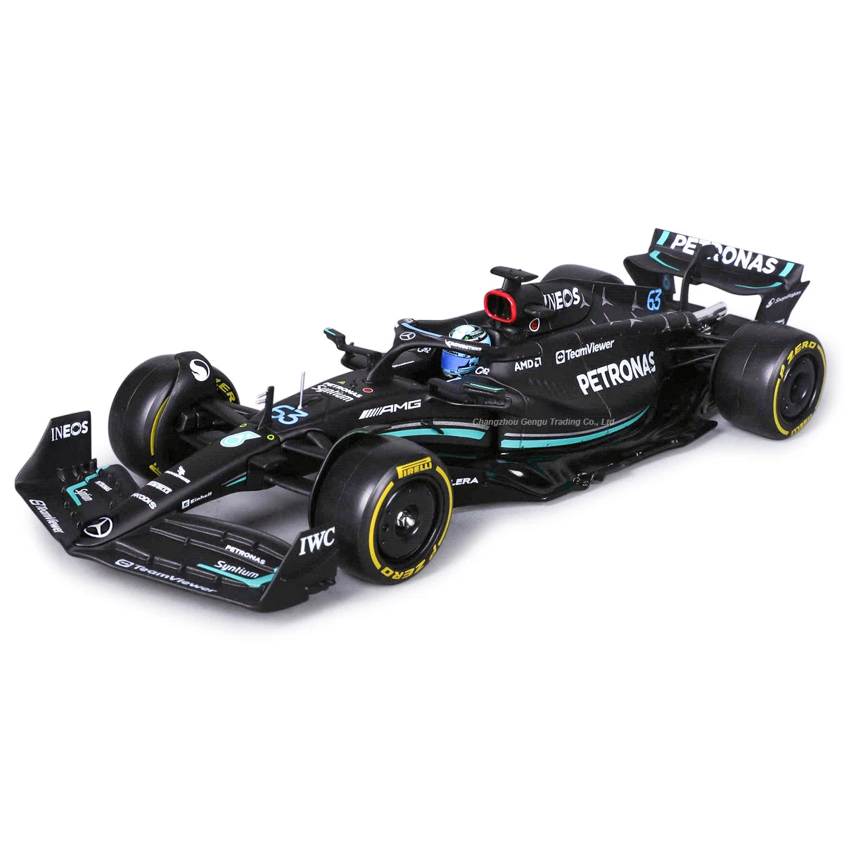 Burago 1:24 Mercedes 2023 AMG W14 E Performance  F1 Formula Car