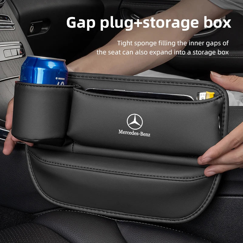 Mercedes-Benz Car Seat Gap Organizer Multifunction Storage Box Cup Holder