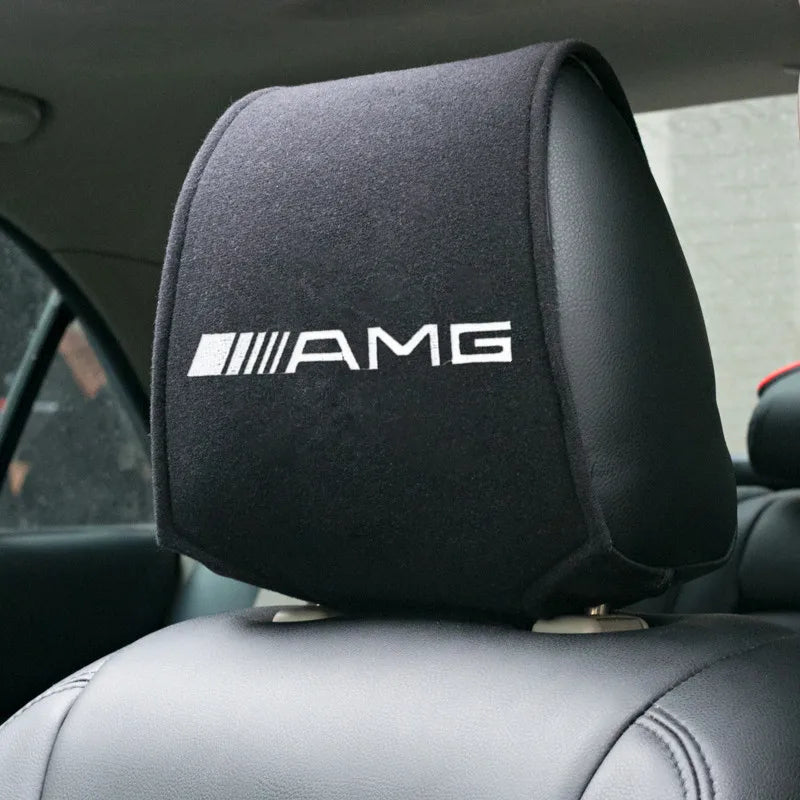 Mercedes-Benz Seat Belt Protect Shoulder Pads Safety Handle Cover Headrest Neck Pillow