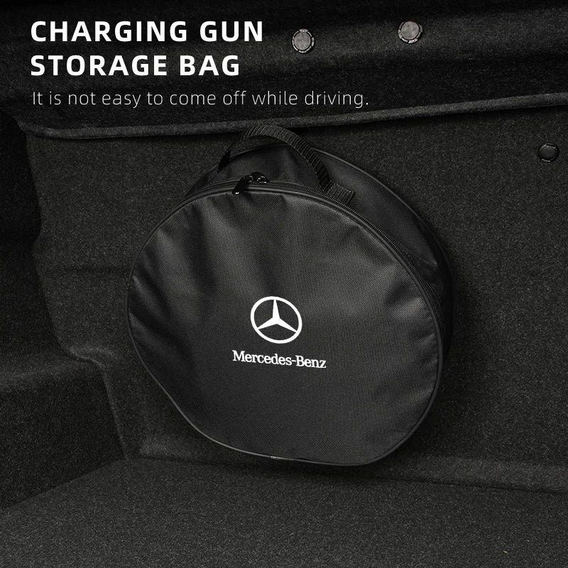 Mercedes Benz Car EV Charging Cable Organizer Bag