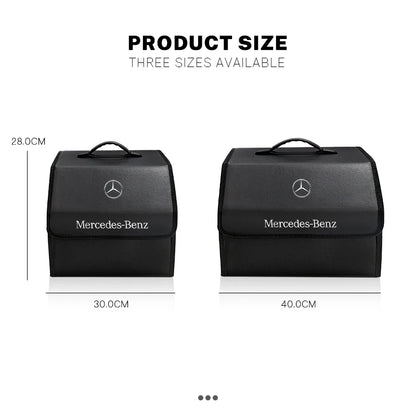 Mercedes - Benz Leather Car Trunk Storage Box Tool Case